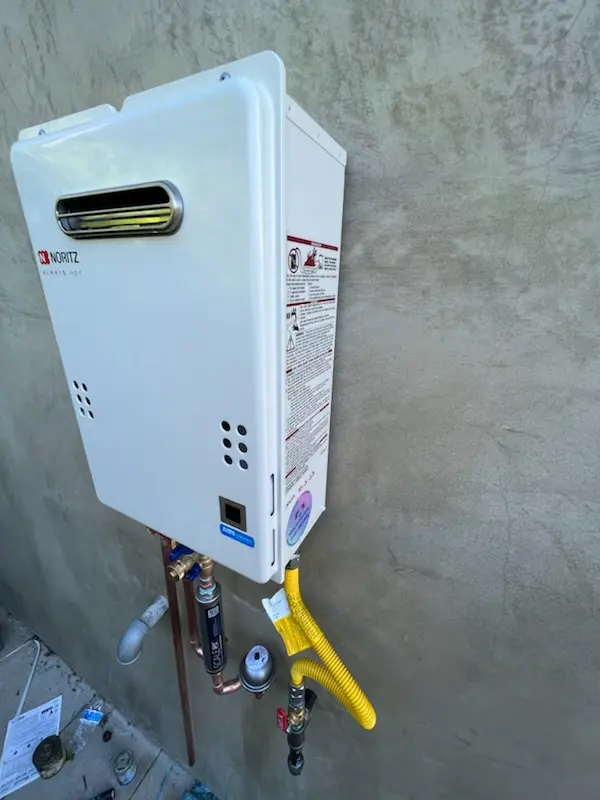 Tankless water heater installation for Green Meadows West homes